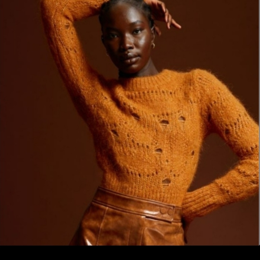 H&M Women's Sweater in Rich Orange